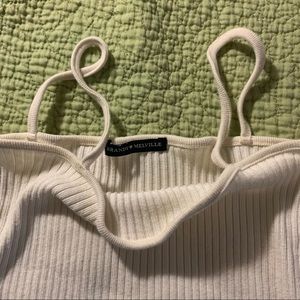 brandy Melville beige crop top